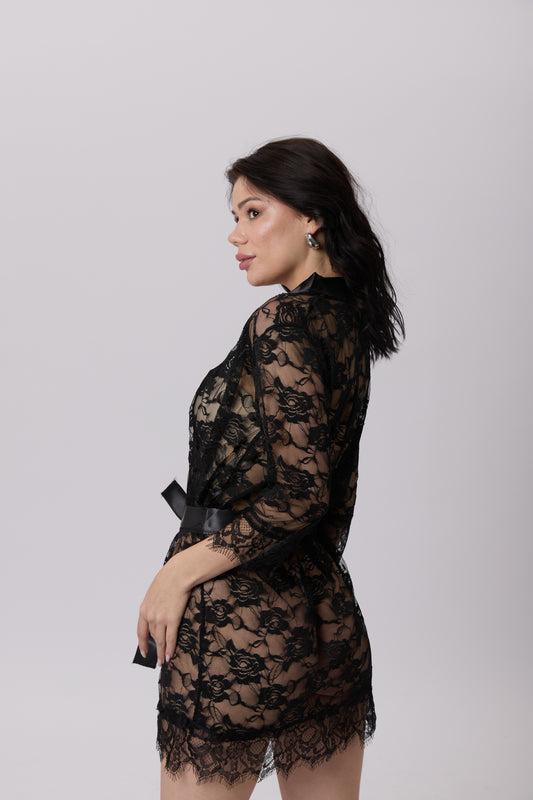 Krásná květinová noční košilka