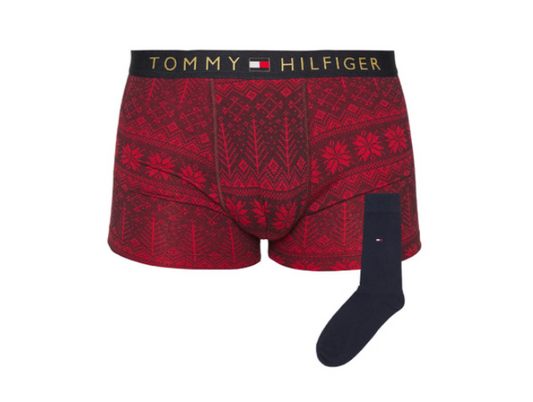 Red Tommy Hilfiger Underwear with Socks